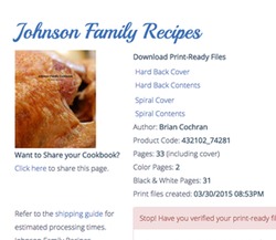 Create A Cookbook for Your Own Family with CreateMyCookbook - That