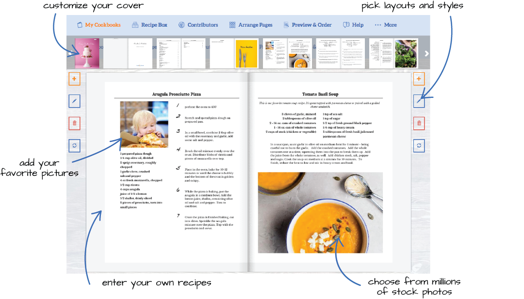 Make Your Own Cookbook Createmycookbook Com