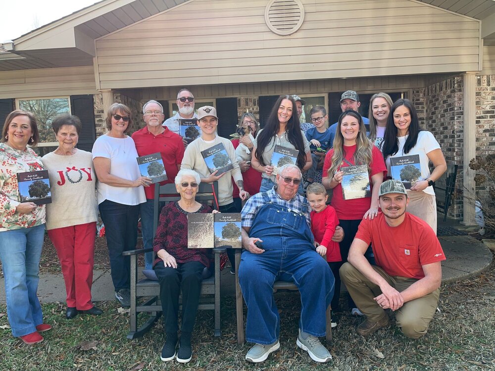Family reunion with cookbooks